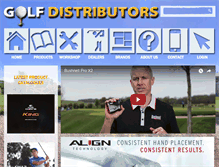 Tablet Screenshot of golfdistributors.co.nz